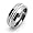 8MM Comfort Fit Tungsten Wedding Band Braided Silver Strand Inlaid Ring For Men & Women ( Size 7 to 14) Size 7 Cobalt Free