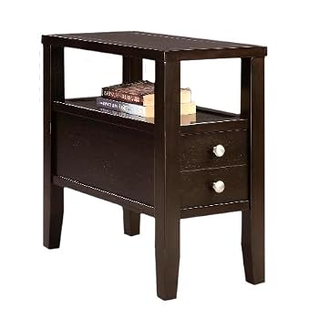 Set A Shopping Price Drop Alert For Cappuccino Espresso Finish Wood Bed Side Table 24