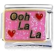Pink Ooh La La Italian Charm