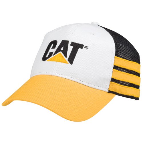 Caterpillar CAT Tri-Color Twill and Mesh Cap