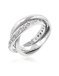 Intertwined Eternity Bands Ring