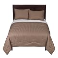 Home Damask Comforter Set - Cork