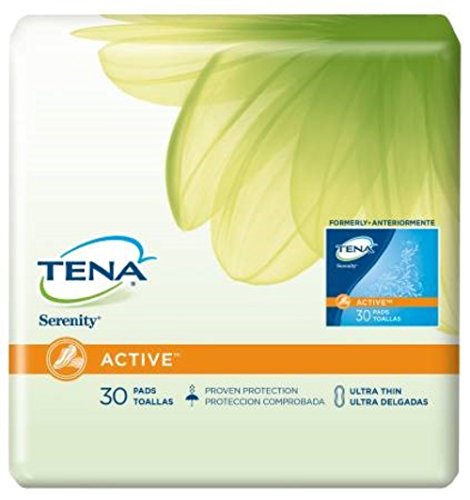 TENA Intimates Light Ultra Thin Pads, Regular -Case of 180 (SCT46500_CS)