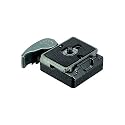 Manfrotto 323 RC2 Rapid Connect Adapter with 200PL-14 Quick Release Plate - Replaces 3299 (Black)