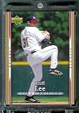 2007 Upper Deck First Edition Baseball Card #83 Cliff Lee Cleveland Indians - Mint Condition - In Protective Display Case !