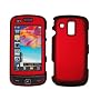 Red Rubberized Snap-On Cover Hard Case Cell Phone Protector for Samsung Rogue U960 [Accessory Export Packaging]