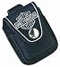 Black Harley Davidson Leather Lighter Pouch with Loop