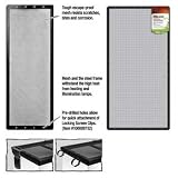 Pet Supplies : Cover Screen Metal Blk 36X18 12