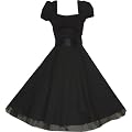 Pretty Kitty Fashion 50s Schwarz Cocktail Kleid