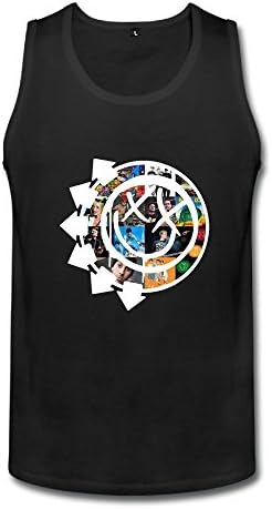 Love Blink 182 Fans Logo Fashion Tank Top For Men Black