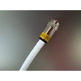 Buy 100 Ft RG6 18AWG Coaxial Cable With Gilbert F Compression Connectors White