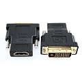 deleyCON HDMI zu DVI Adapter - HDMI Buchse zu DVI Stecker [ vergoldete Kontakte ]