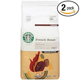 Starbucks French Roast, 20-Ounce Bags (Pack of 2)