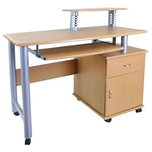 computer desk with drawers
