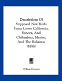 Search : Descriptions Of Supposed New Birds From Lower California, Sonora, And Chihuahua, Mexico, And The Bahamas (1888)