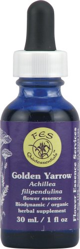 Flower Essence Services Dropper Herbal Supplements, Golden Yarrow, 1 Ounce