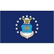 Valley Forge U.S. Air Force Flag Nylon 3-Foot x 5-Foot