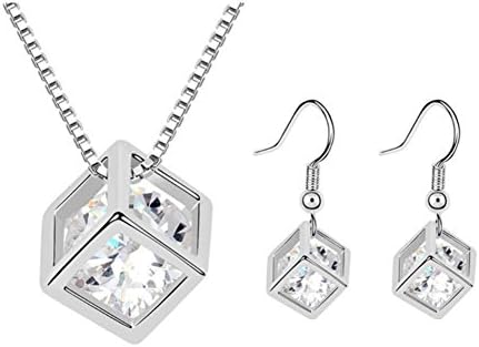 ER990022C1 "Love Cube" Fashion Alloy H-ID-Diamonds Women Earring