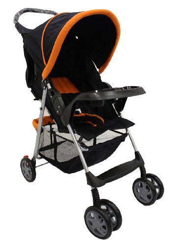 Dream on Me Jupiter Stroller - Orange Black