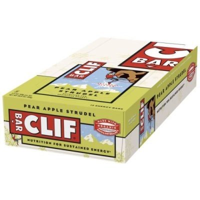 Clif Bar Natural Energy Bar - Box of 12 - Pear Apple Strudel by Clif Bar