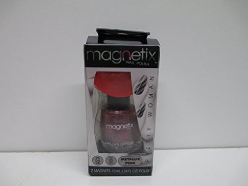 MagnetixPretty Women Nail Polish - Metallic Pink - .34 Fl. Oz./10ml.
