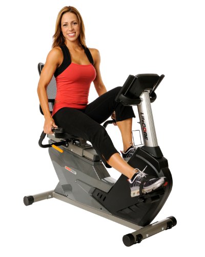 recumbent exercise bike-Lifecore Fitness LC850RBS Compact Self Powered Recumbent Bike