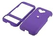HTC T-Mobile G1 Google Cell Phone Purple Rubberize Textured Snap-On Case Cover with Removable Swivel Belt Clip