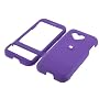 HTC T-Mobile G1 Google Cell Phone Purple Rubberize Textured Snap-On Case Cover with Removable Swivel Belt Clip