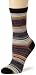 K. Bell Socks Womens Merino Wool Blend Crew Socks, Black, One Size