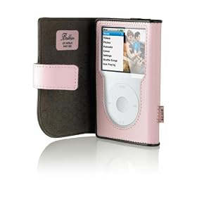Belkin iPod Classic Leather Folio - Cameo Pink