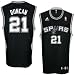 San Antonio Spurs Tim Duncan #21 NBA Mens Replica Jersey, Black