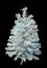 2 Shimmering White Iridescent Pre Lit Artificial Christmas Tree   Blue Lights