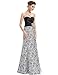Ever Pretty Strapless Satin Floral Print Ruffles Evening Gown Party Dress 09727