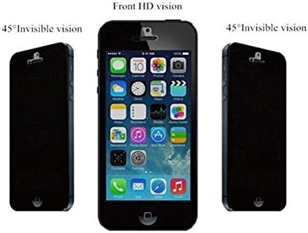 ABOLLOSS® Anti-spy Privacy Tempered Glass Screen Protector Guard Shield for Apple iPhone 4 4s,5 5s,iPhone 6,6 plus,Anti-shatter Film,Bubbles-free (iPhone 6 Plus 5.5 Inch)