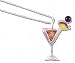 Solid Sterling Silver Mai Tai Necklace