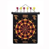 NCAA USC Trojans Magnetic Dart Board Set