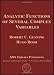 Analytic Functions of Several Complex Variables (Ams Chelsea Publishing)