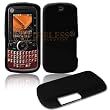 Black Silicone Rubber Case Cover for Motorola i465