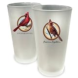 American Expeditions 2 Pint Glasses - Cardinal