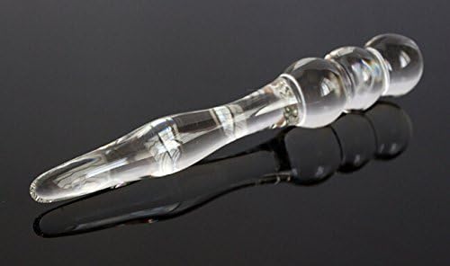 Imissex No.92 Hand Blown Glass Massager Textured Wand Massager