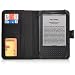 Black Leather Case Cover Wallet for Amazon Kindle 3 3G