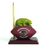 6.5" NFL Jacksonville Jaguars Football Clock and Pen Office Desk Set
