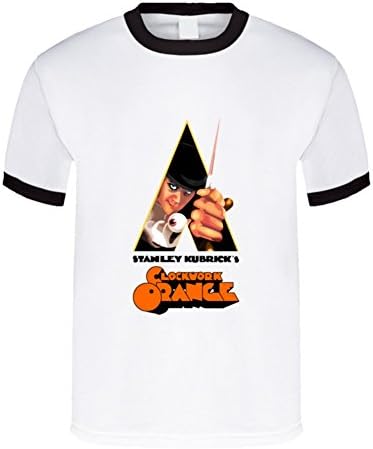 a Clockwork Orange Ringer T Shirt XL Black Ringer