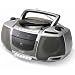 COBY CXCD248 PORTABLE CD/CASSETTE PLAYER WITH AM/FM RADIO