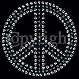 Peace Rhinestone Adult Sweatshirt