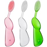 RADIUS Original Right Hand Toothbrush, Soft Bristles, Assorted Colors (Pack of 3)