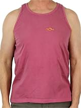 Embroidered Atta Mens Authentic Pigment Tank