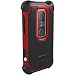 HTC EVO 3D用最強ケース降臨!! 耐衝撃+防塵+防滴 Ballistic HC Series Case for HTC EVO 3D Red / Black au ISW12HT バリスティック ケース レッド / ブラック
