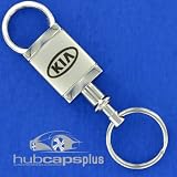 New Kia Logo Stylish Chrome Valet Key Chain Ring