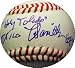 Milo Hamilton signed Official Major League Baseball Holy Toledo HOF 92* Houston Astros Hall of Fame Broadcaster